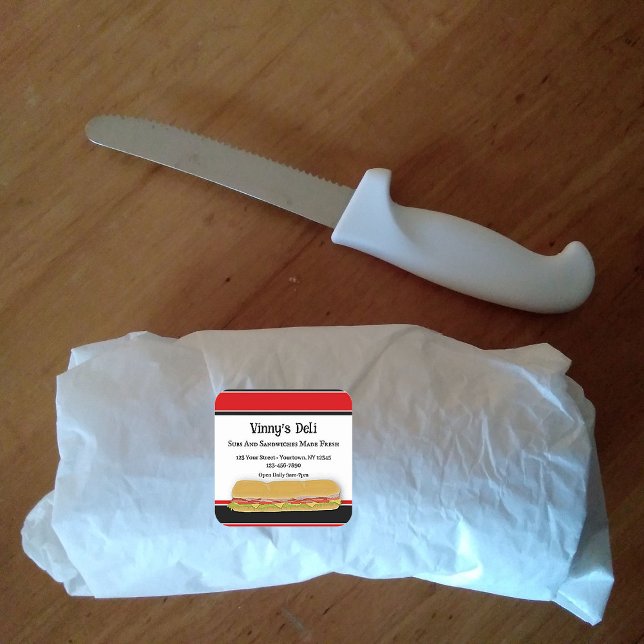 Sticker Carré Sous-entreprise Deli (Créateur téléchargé)