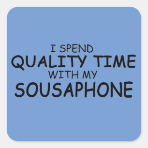 Sticker Carré Sousaphone Time de qualité