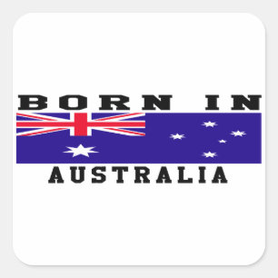 Sticker Carré Soutenu en Australie