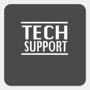 Sticker Carré Soutien technologique Doge Gouvernement Trump Humo