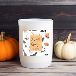 Sticker Carré Soyons Éffrayants | Parti Halloween |