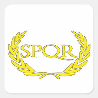 Sticker Carré SPQR Roma