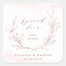 Spread Love Rose or simple couronne botanique