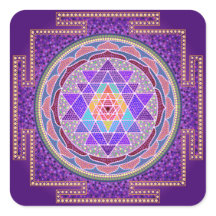 Sri Yantra violet
