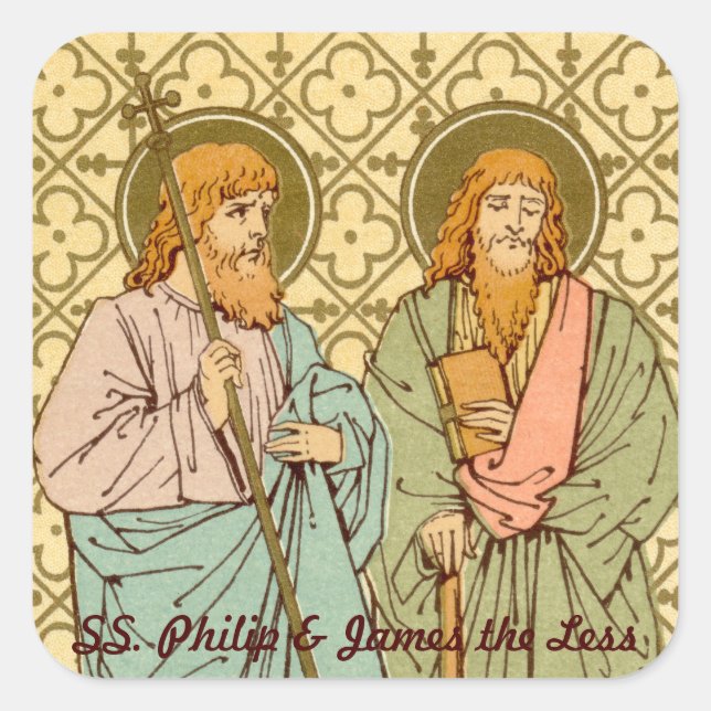 Sticker Carré SS. Philip & James the Less (RLS 15) (Devant)