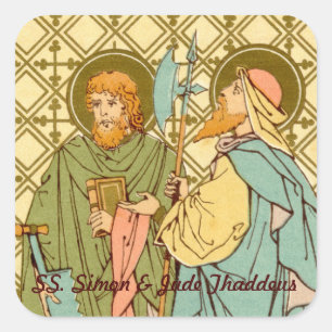 Sticker Carré SS. Simon et Jude Thaddeus (RLS 16)