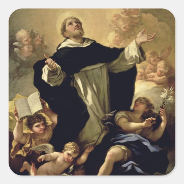 Sticker Carré St. Dominic, 1170-1221 (Devant)