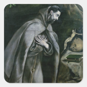Sticker Carré St Francis d'Assisi, 1580-95