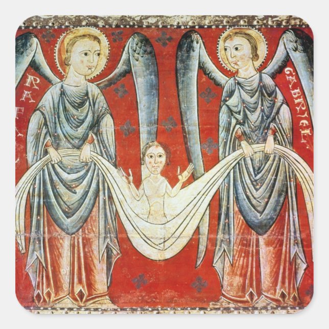Sticker Carré St. Gabriel et St. Raphael, c.1200 (Devant)