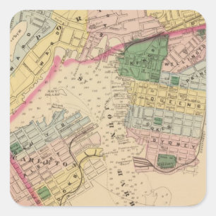 Sticker Carré St John, Portland, NOTA: