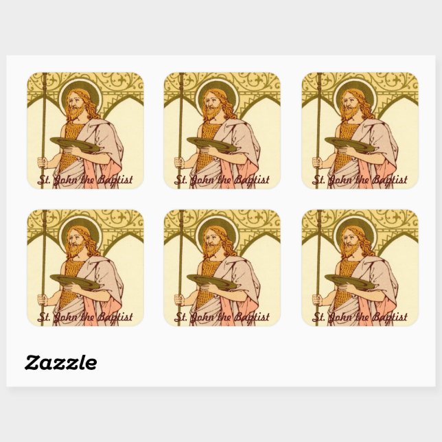 Sticker Carré St. John the Baptist (RLS 06) (Feuille)