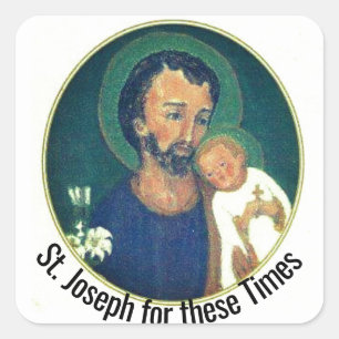 Sticker Carré St. Joseph pour ces temps