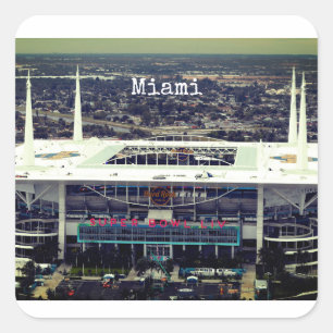 Sticker Carré Stade Hard Rock, Miami Floride