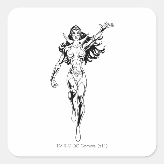 Sticker Carré Star Sapphire 6 (Devant)