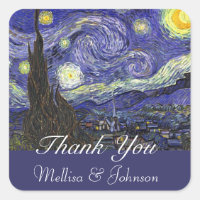 Starry Night mariage faveur merci