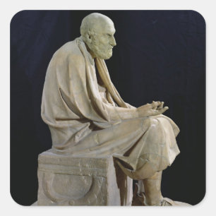 Sticker Carré Statue de Chrysippus le philosophe grec