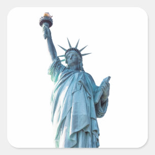 Sticker Carré Statue de la liberté