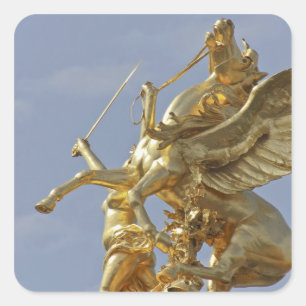 Sticker Carré Statue de Pégase sur le pont Alexandre III