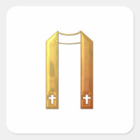 Stole liturgique "3D" doré