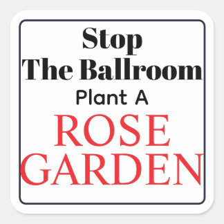 Sticker Carré Stop The Ballroom 