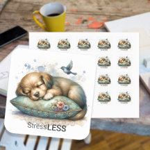 Stress Moins mignon Chiot Personnalisé