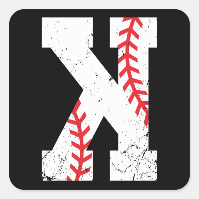 Sticker Carré Strikeout K (Devant)