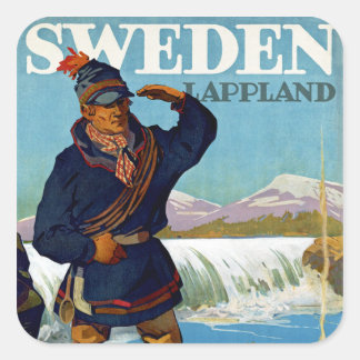 Sticker Carré Suède ~ Lappland