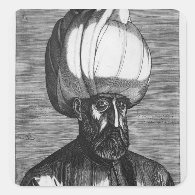 Sticker Carré Suleiman le Magnifique (Devant)