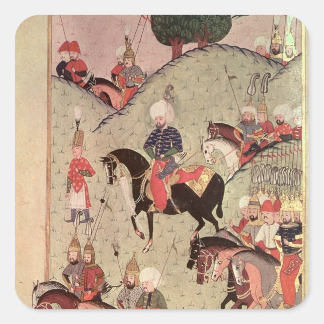Sticker Carré Sultan Selim II (Devant)