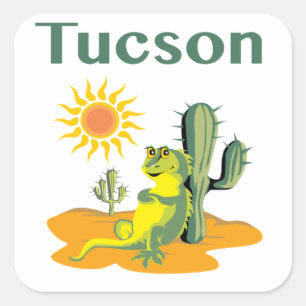 Sticker Carré Sunny Vibes Tucson