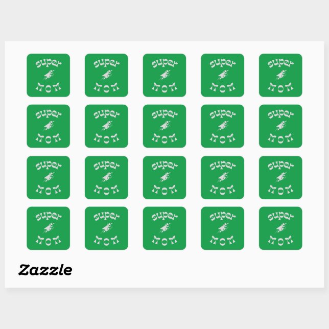 Sticker Carré super (Feuille)