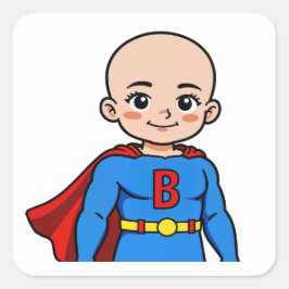 Sticker Carré Super baby forever 