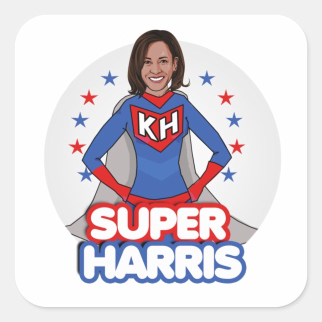 STICKER CARRÉ SUPER HARRIS (Devant)