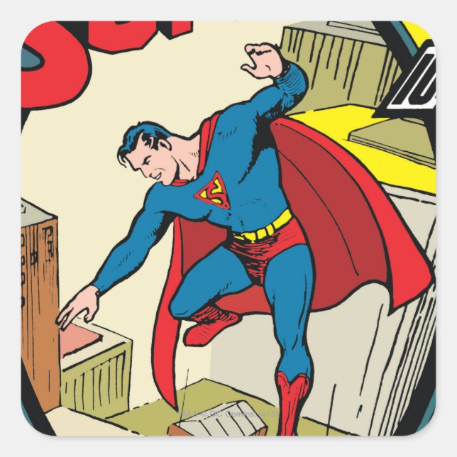 Sticker Carré Superman (histoire complète) (Devant)
