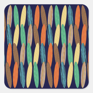 Sticker Carré Surf