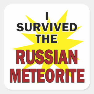 Sticker Carré Survivant de Meteor