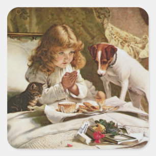 Sticker Carré Suspense, affiche