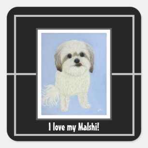 Sticker Carré Sweet Malshi