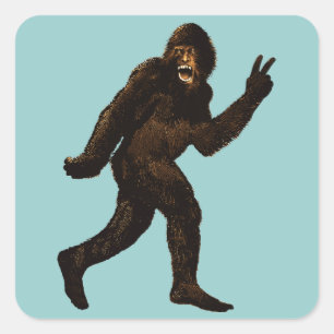 Sticker Carré SYMBOLE DE PAIX Bigfoot