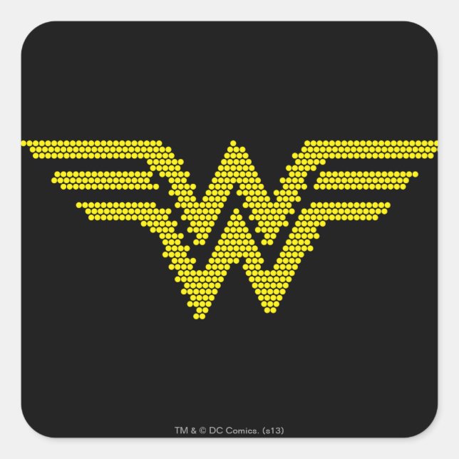 Sticker Carré Symbole WW Lite-Brite (Devant)
