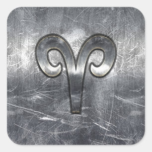 Sticker Carré SYMBOLE Zodiaque Aries Style industriel