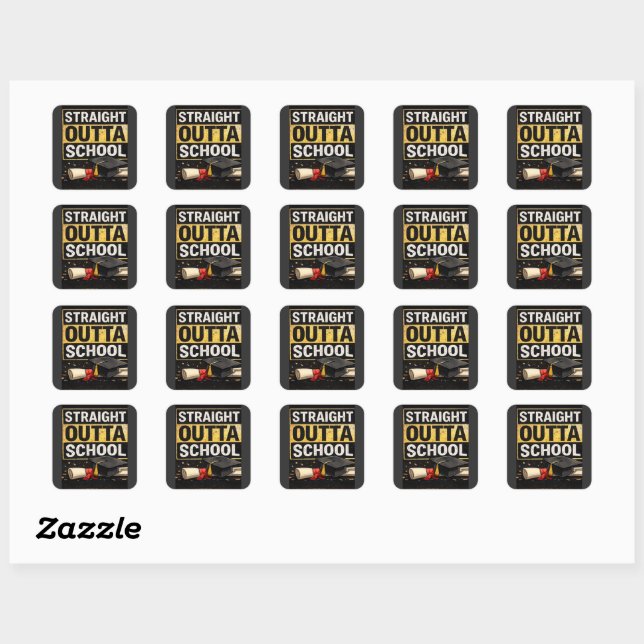 Sticker Carré T-Shirt (Feuille)