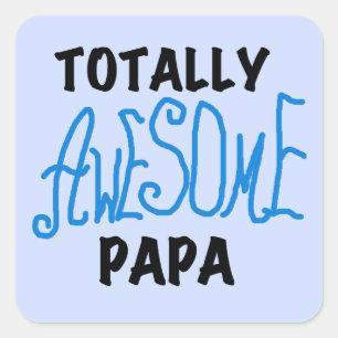 Sticker Carré T-shirts et cadeaux Papa absolument géniaux