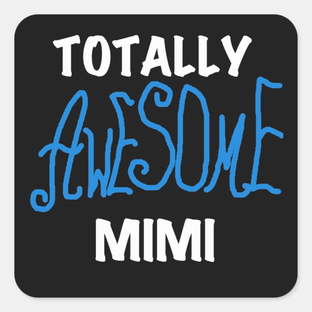 Sticker Carré T-shirts et cadeaux totalement impressionnants du (Devant)