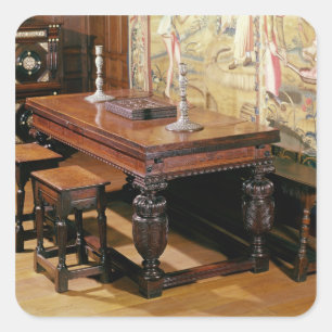 Sticker Carré Table et chaises Bromley-by-Bow