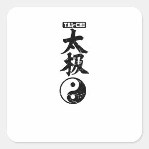 Sticker Carré Tai-chi Yin Yang