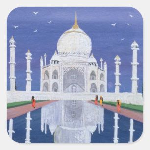 Sticker Carré Taj Mahal 1995