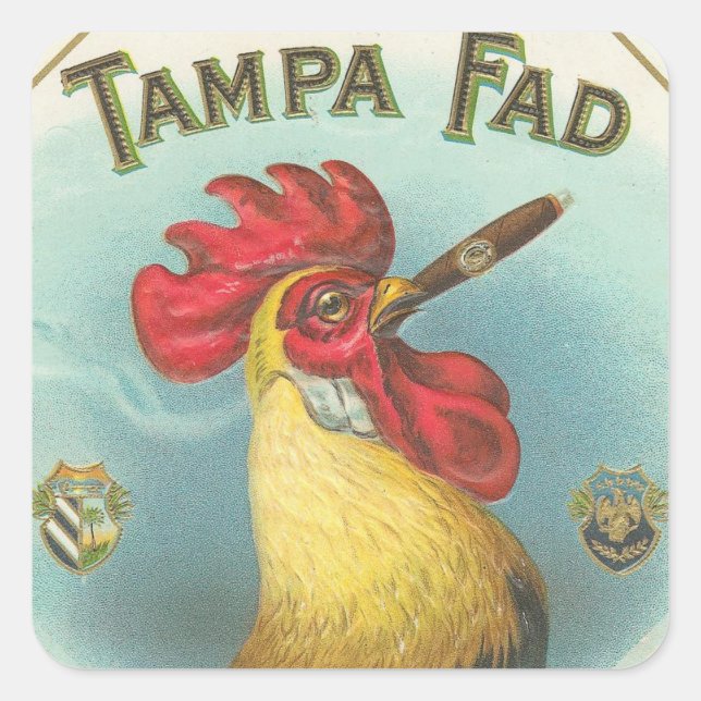 Sticker Carré Tampa Fad (Devant)