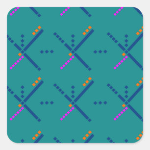 Sticker Carré Tapis de l'aéroport PDX Portland