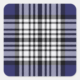 Sticker Carré Tartan de Napier de clan